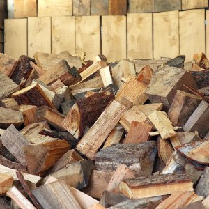 Many firewood logs
